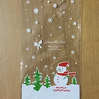 雪人立體平口袋