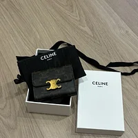 CELINE 凱旋門二合一可拆式短夾