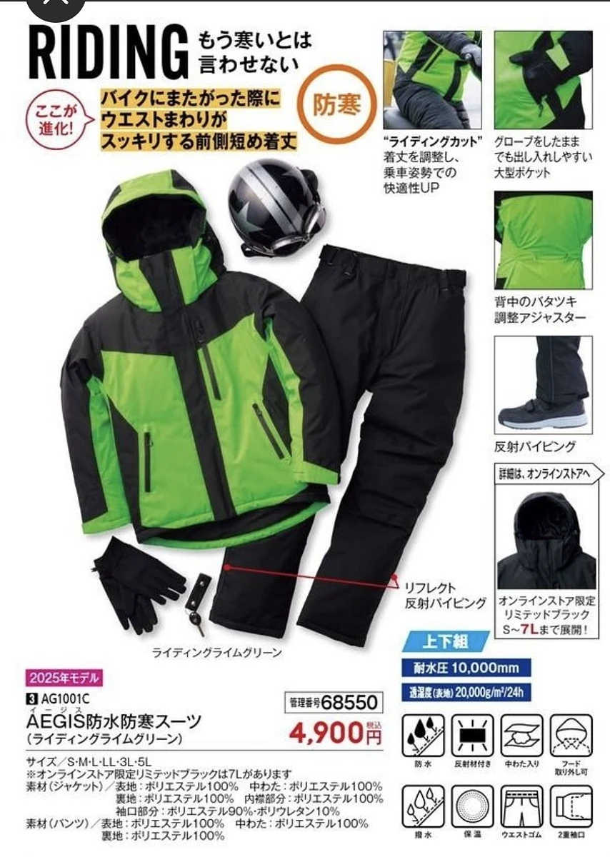 Workman AEGIS 防寒雨衣 圖片 2