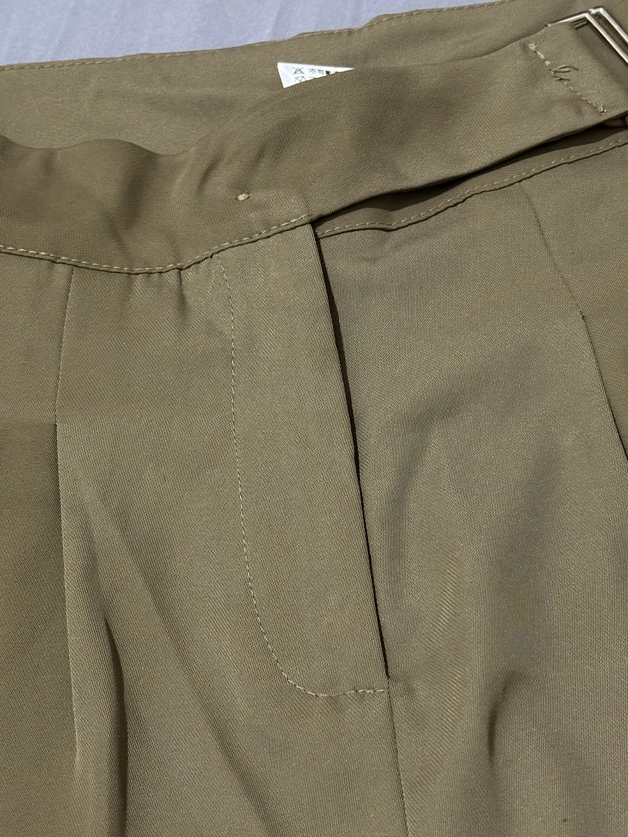 卡其軟料西裝褲 圖片 2