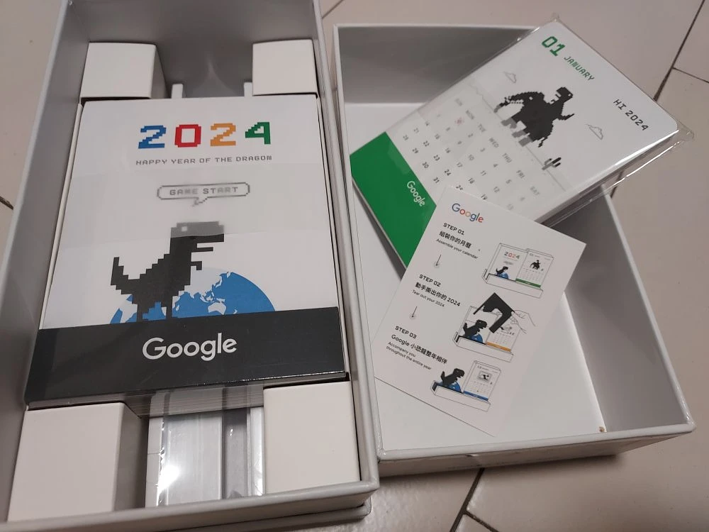 Google 2024年曆 商品圖片