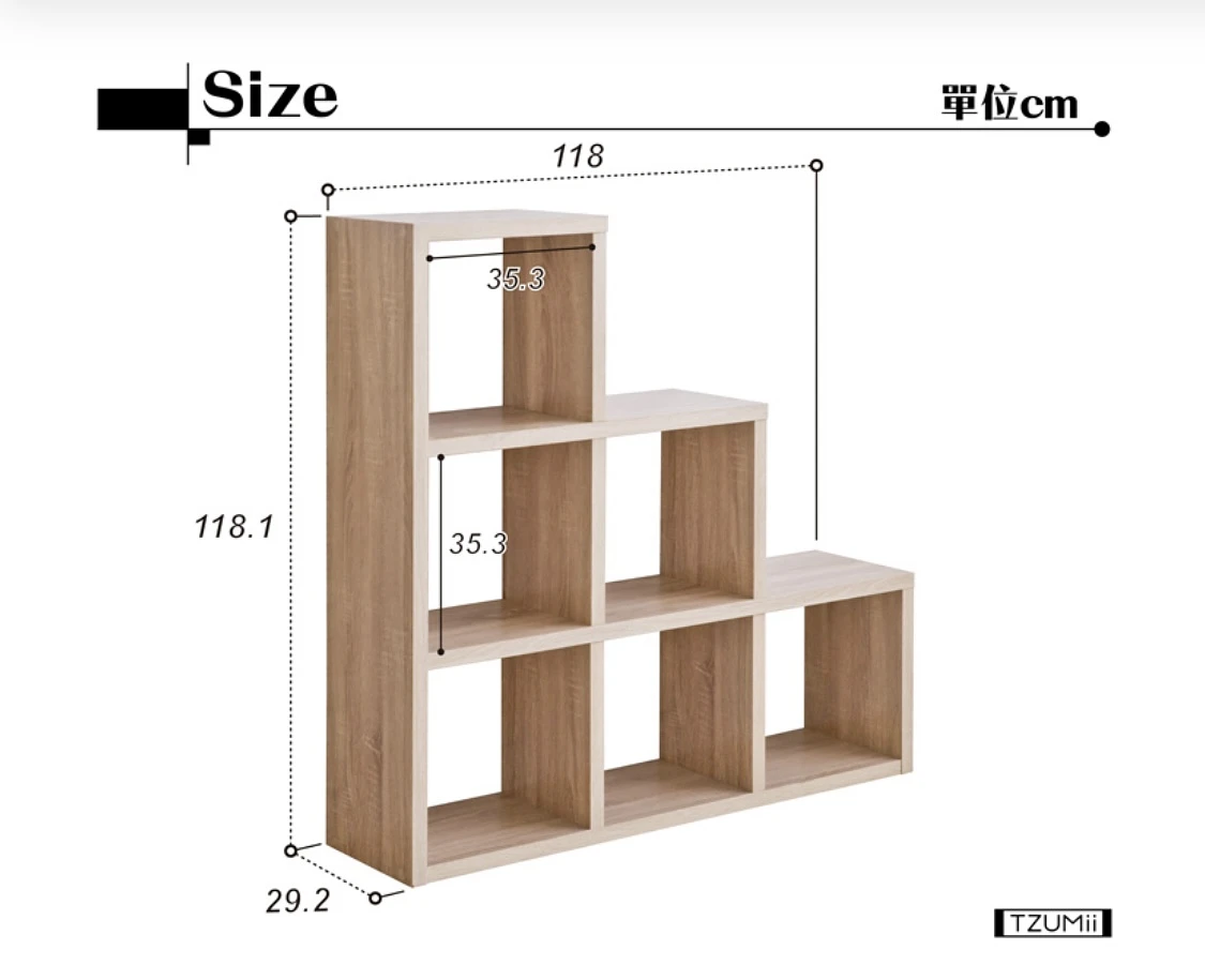 六格階梯櫃 圖片 4