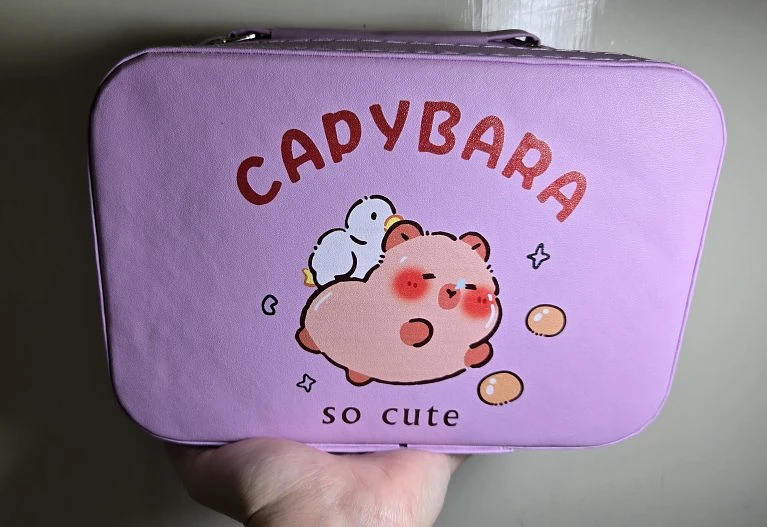 卡皮巴拉 硬殼 化妝包 圖片 4