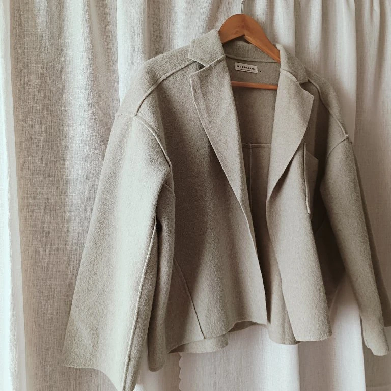 ˗ˏˋ 𐂂 正韓奶奶灰刷毛外套ˊˎ˗ 圖片 2