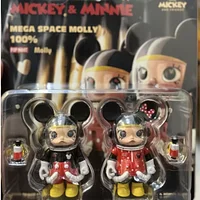 MEGA SPACE Molly 100% 米奇米妮  micky  minnie  吊卡 手辦