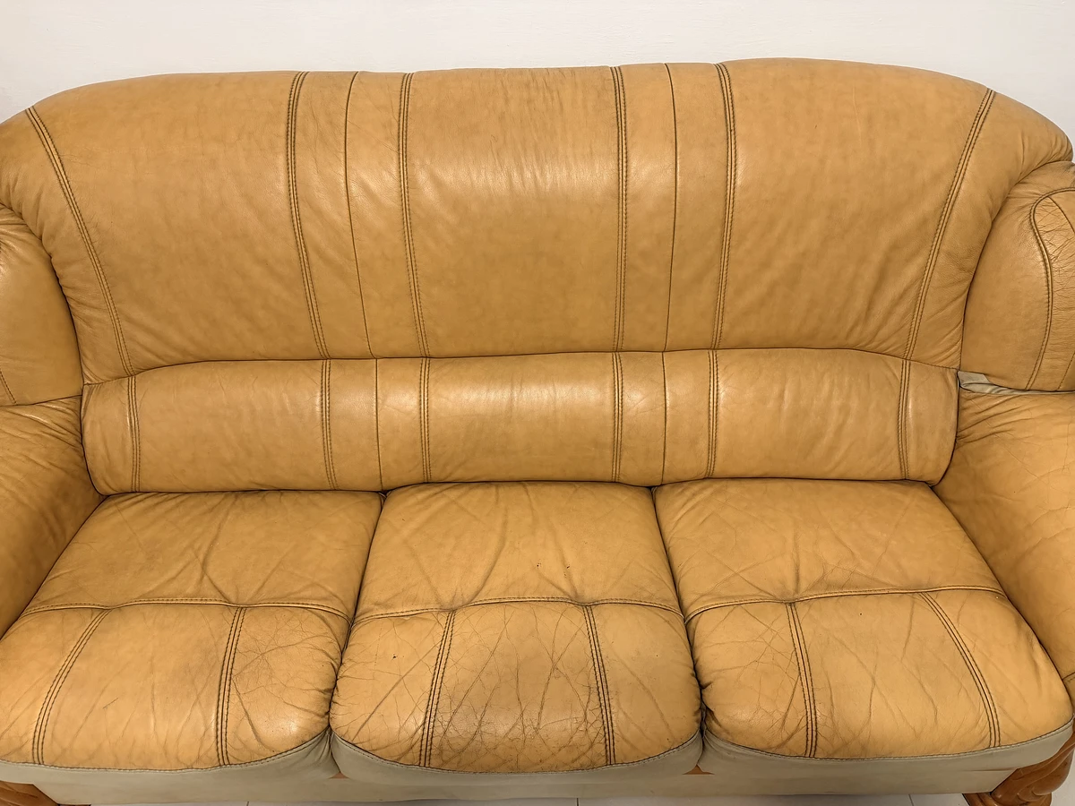 三人座復古沙發 圖片 4