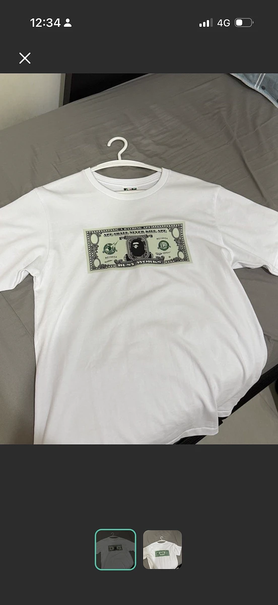 Bape 短袖 日本購入 M 有袋子 圖片 2