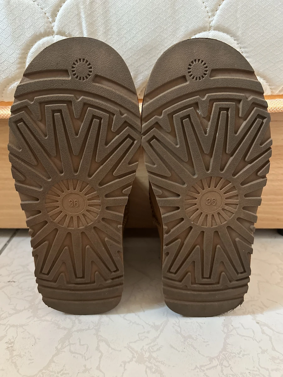 DONGCHICHI 咖啡色短筒雪靴 23cm （🉑賣貨便） 圖片 3