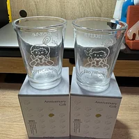 <贈物> 全新好在乎週年限定玻璃水杯 150ml*2