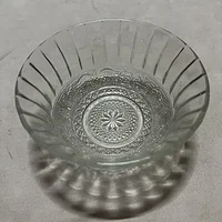 鑽石雕花甜點冰淇淋玻璃透明碗