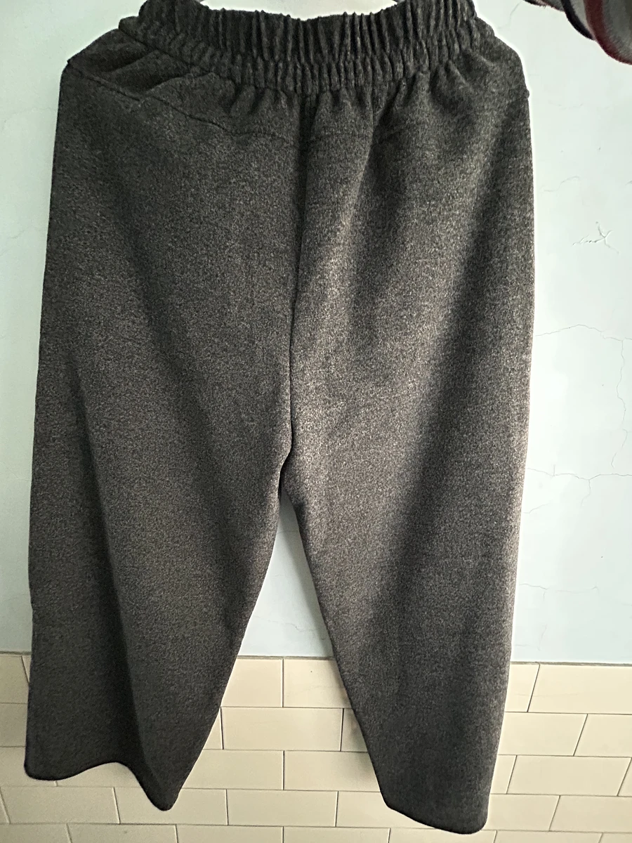 全新黑色厚磅寬褲CL 圖片 3