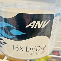 全新未拆封DVD+R光碟片 50入