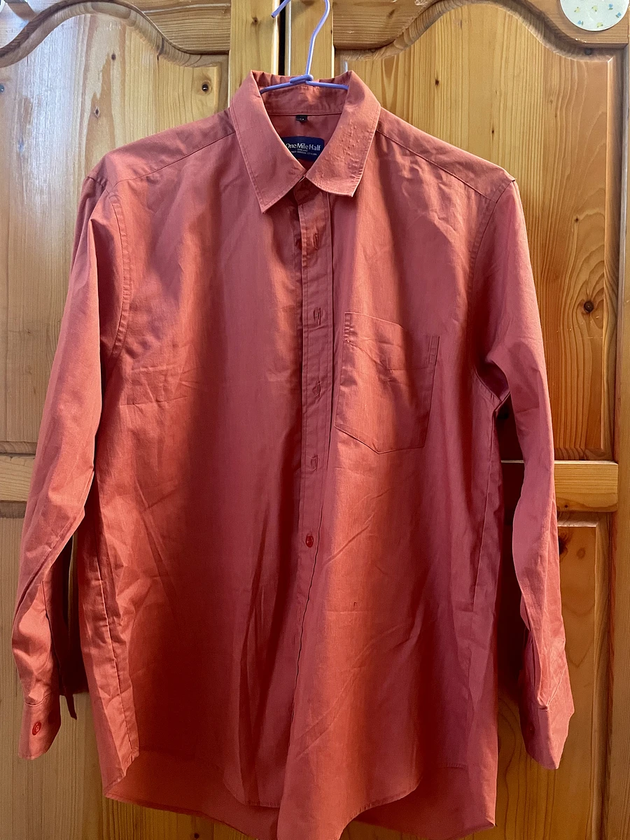 橘紅長袖襯衫 商品圖片