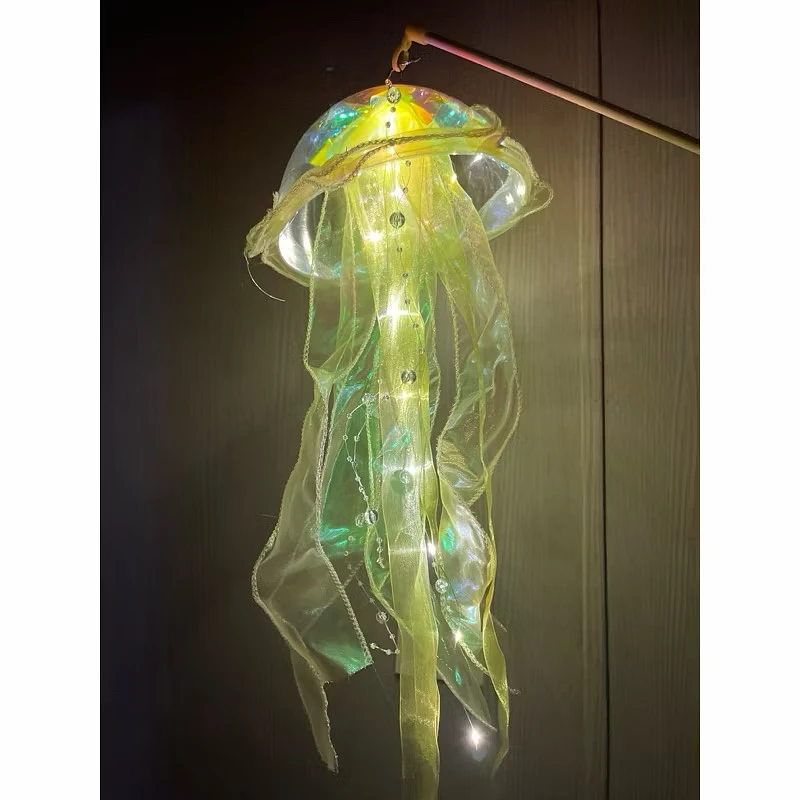 黃色水母燈籠、提燈、飄帶燈籠、造型燈🏮 商品圖片