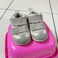 二手亞瑟士灰色學步鞋12碼