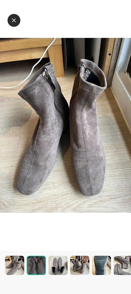 22.5 麂皮短靴 商品圖片