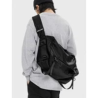 LIVEBOX旅行大容量斜挎包男生運動健身包