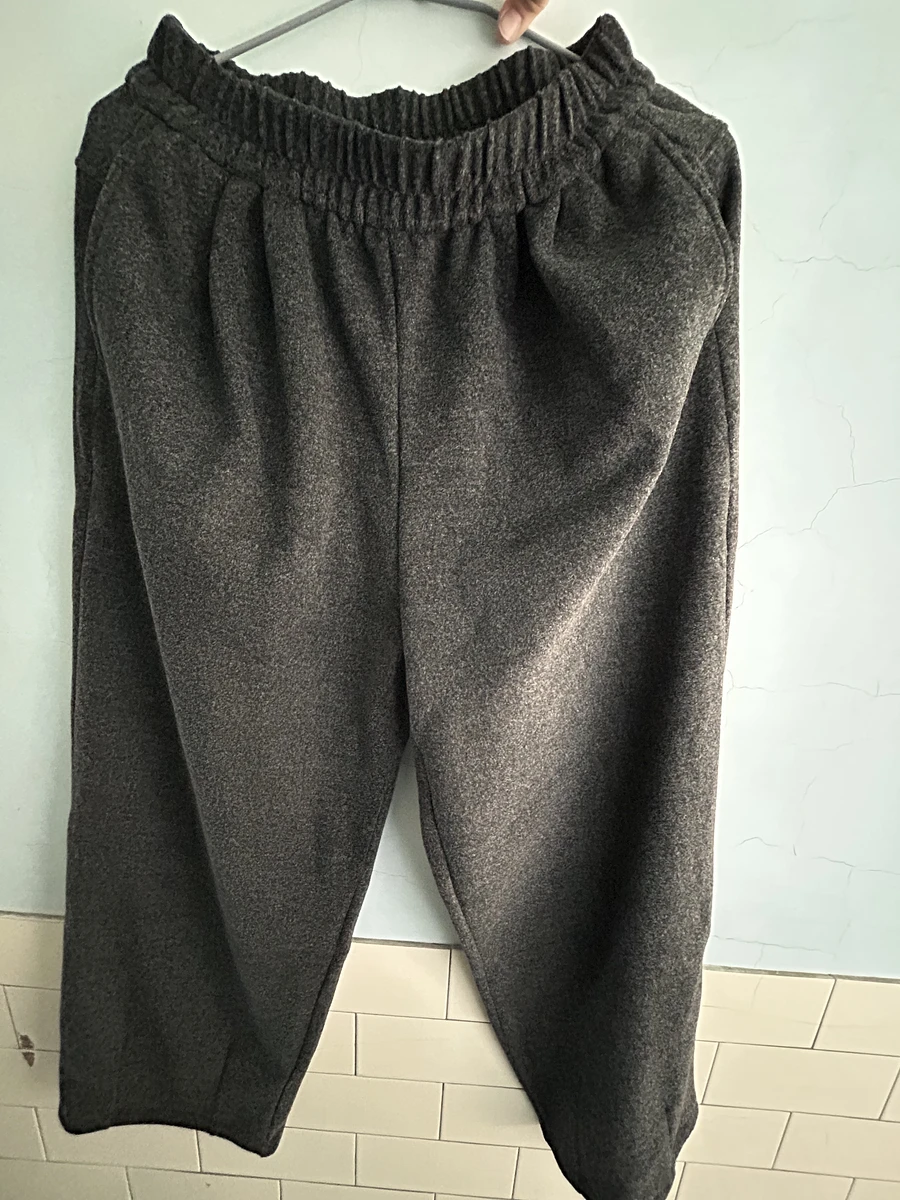 全新黑色厚磅寬褲CL 商品圖片