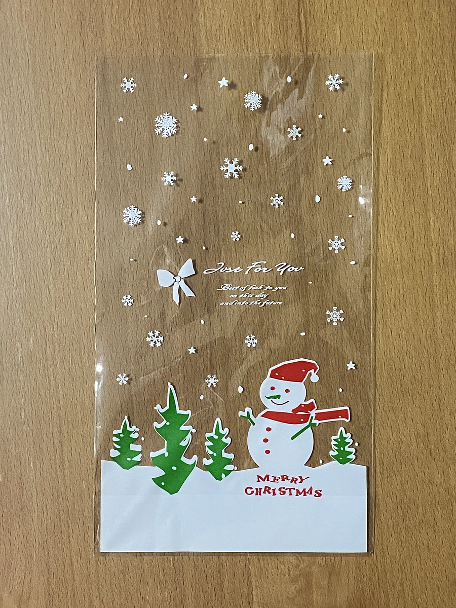 雪人立體平口袋 商品圖片