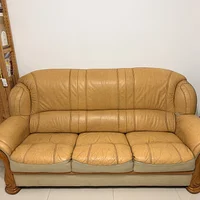 三人座復古沙發