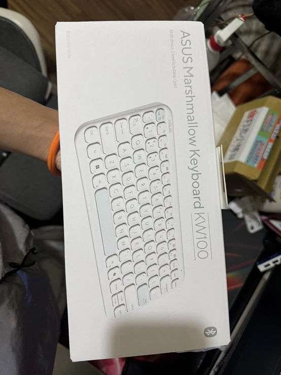 全新韓國 Curble Chair 護脊椅/ASUS Marshmallow 無線鍵盤(KW100) 圖片 2