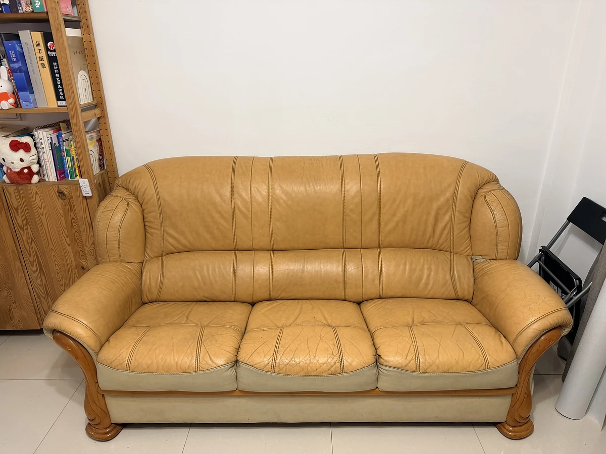 三人座復古沙發 商品圖片