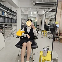 無印黑色背心毛衣